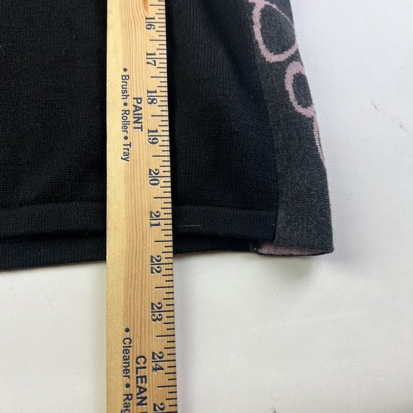 Smartwool Women's small Top 1/4 Zip Black Long Sleeve Merino Wool - Picture 11 of 12